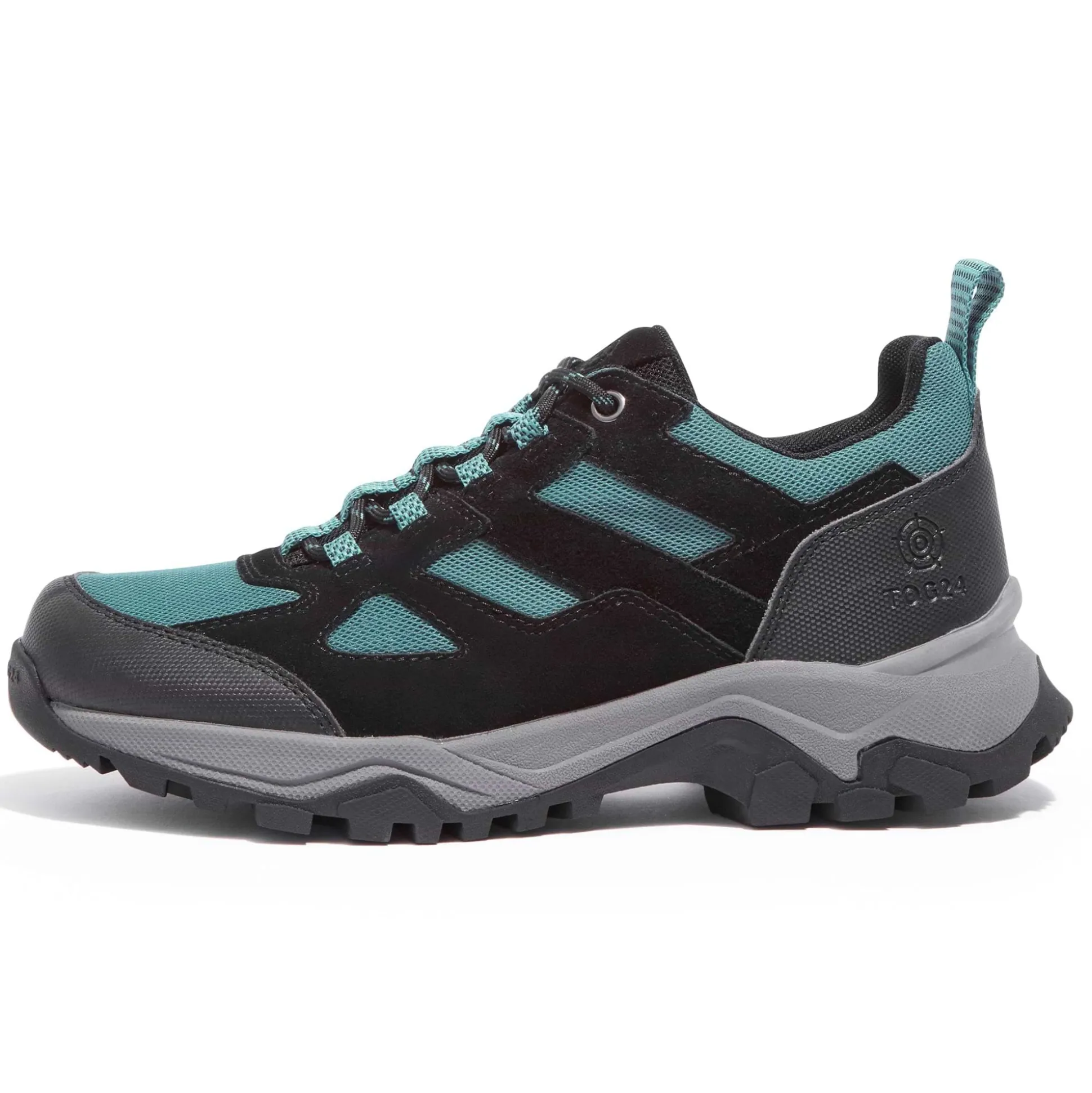 Mesa Womens Low Walking Shoe - Black/Teal