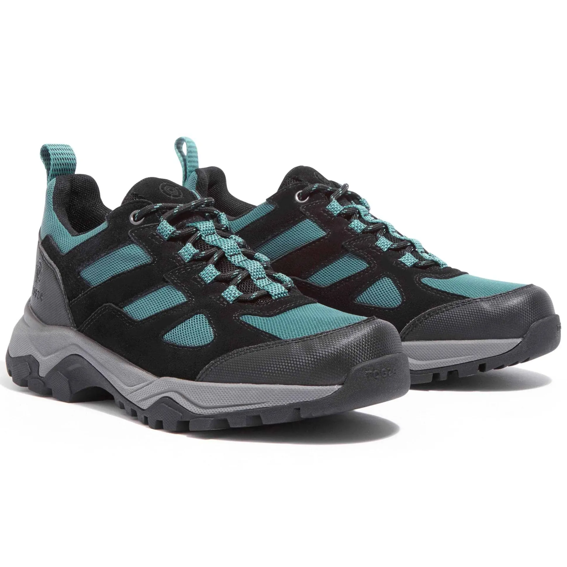 Mesa Womens Low Walking Shoe - Black/Teal