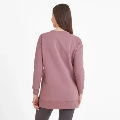 Michelle Womens Cotton Blend Sweat - Mauve