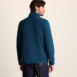 Miles Mens Relaxed Fit Microfleece Jacket - Inky Blue