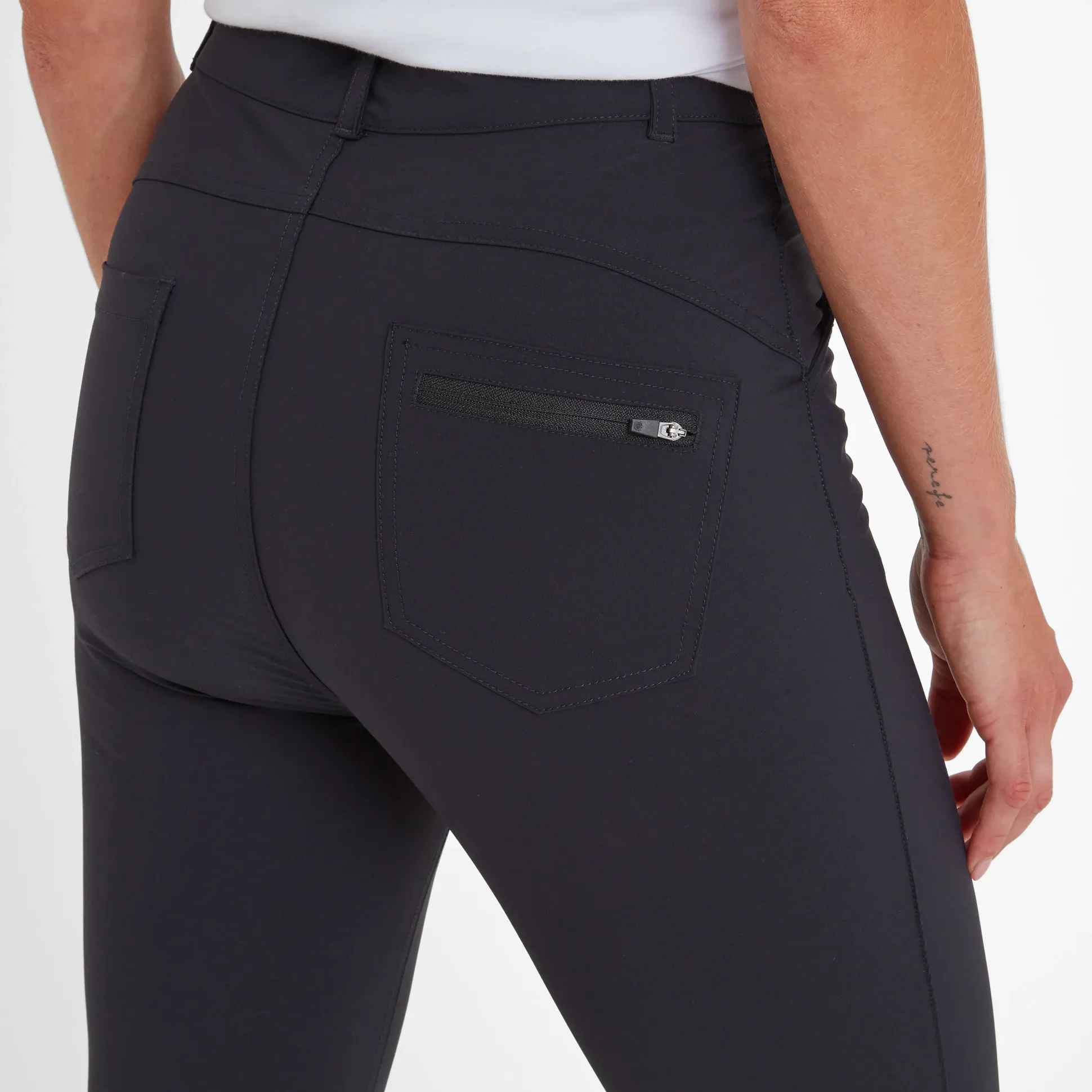 Milton Womens Water Resistant Slim Trouser Regular - Black