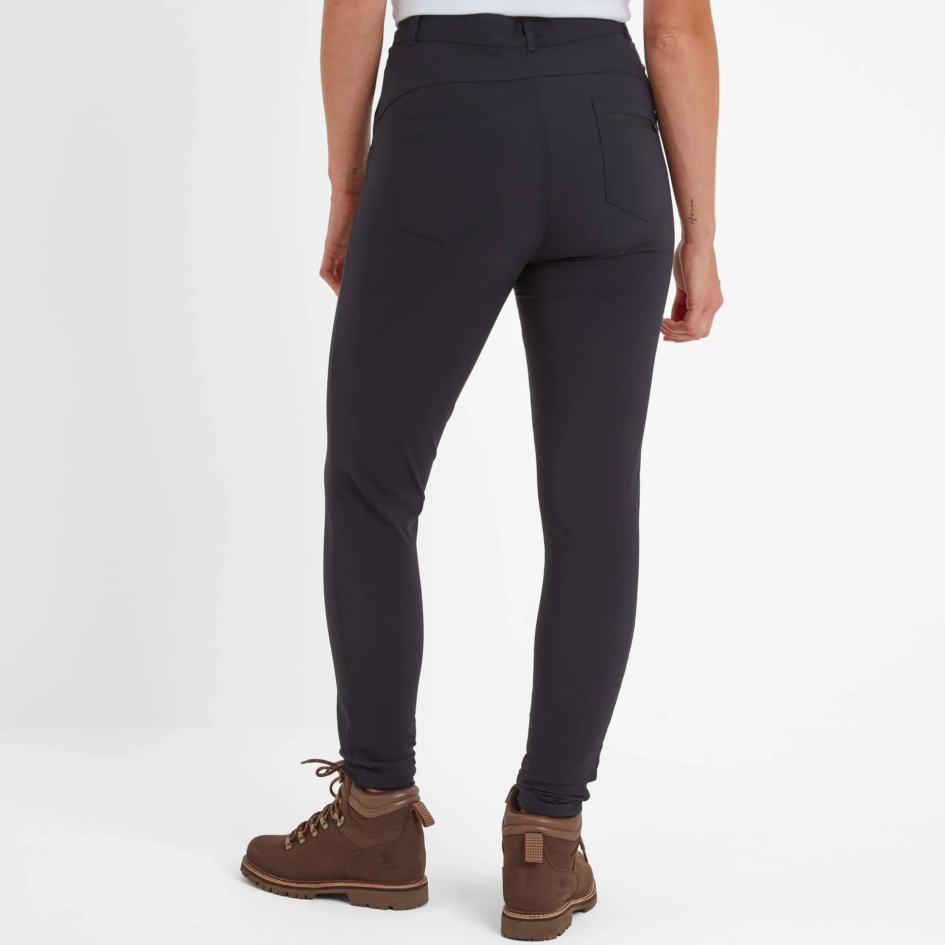 Milton Womens Water Resistant Slim Trouser Regular - Black