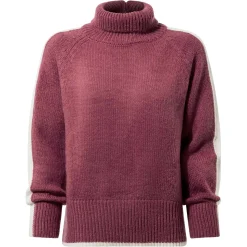 Moira Womens Knitted Jumper - Washed Burgundy