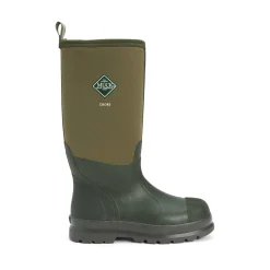 Muck Boots Chore Classic Hi Patterned Unisex Wellington - Moss