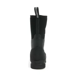Muck Boots Chore Classic Mid Patterned Unisex Wellington - Black