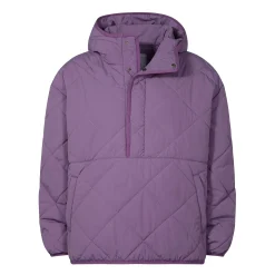 Nanford Womens Oversized Shower Resistant Diamond Quilted Jacket - Orchid