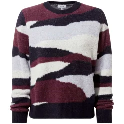 Niamh Womens Chunky Knitted Jumper - Landscape Knit