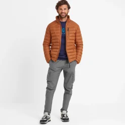 North Mens RDS Certified Down Jacket - Rust