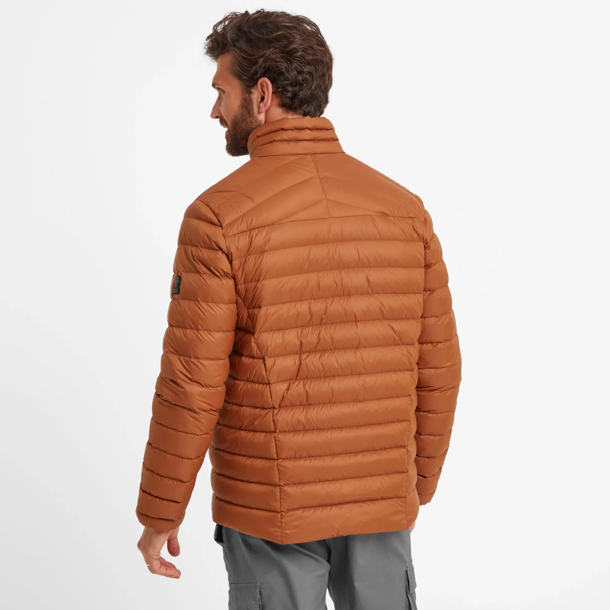 North Mens RDS Certified Down Jacket - Rust