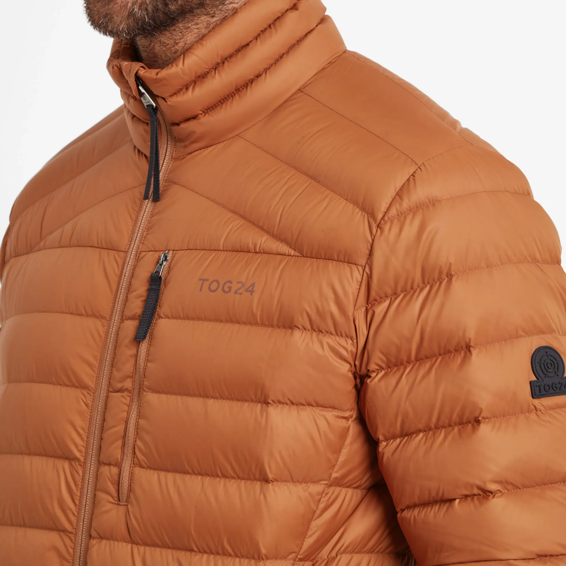 North Mens RDS Certified Down Jacket - Rust