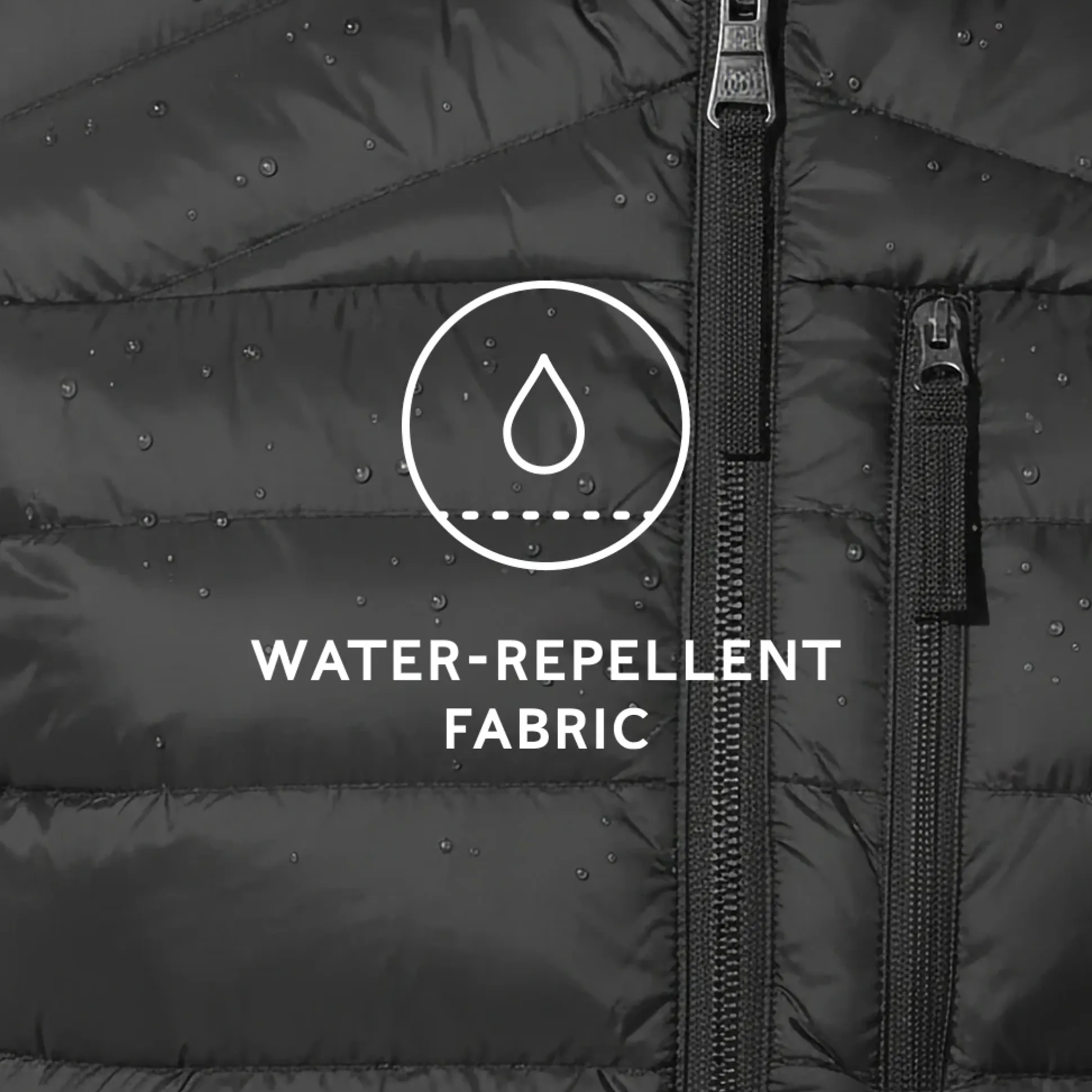North Womens RDS Certified Down Hooded Jacket - Black