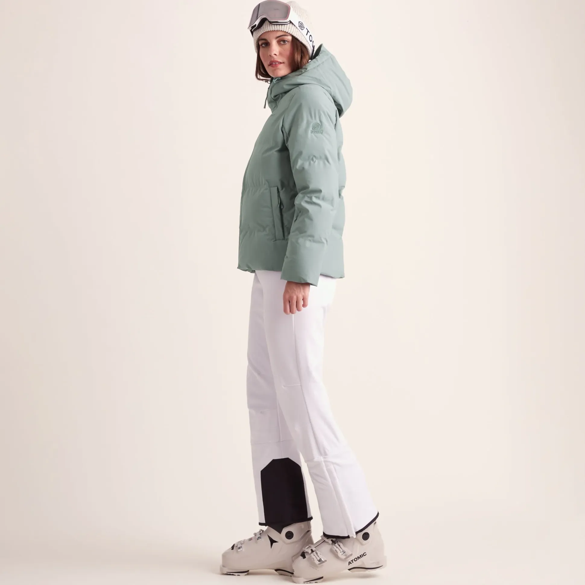 Orelle Womens Insulated Ski Jacket - Mist Grey
