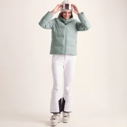 Orelle Womens Insulated Ski Jacket - Mist Grey