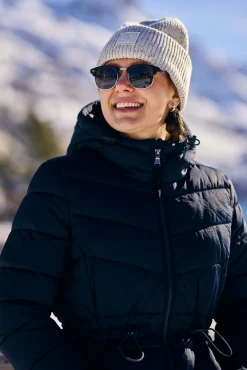 Orton Womens Padded Parka - Black