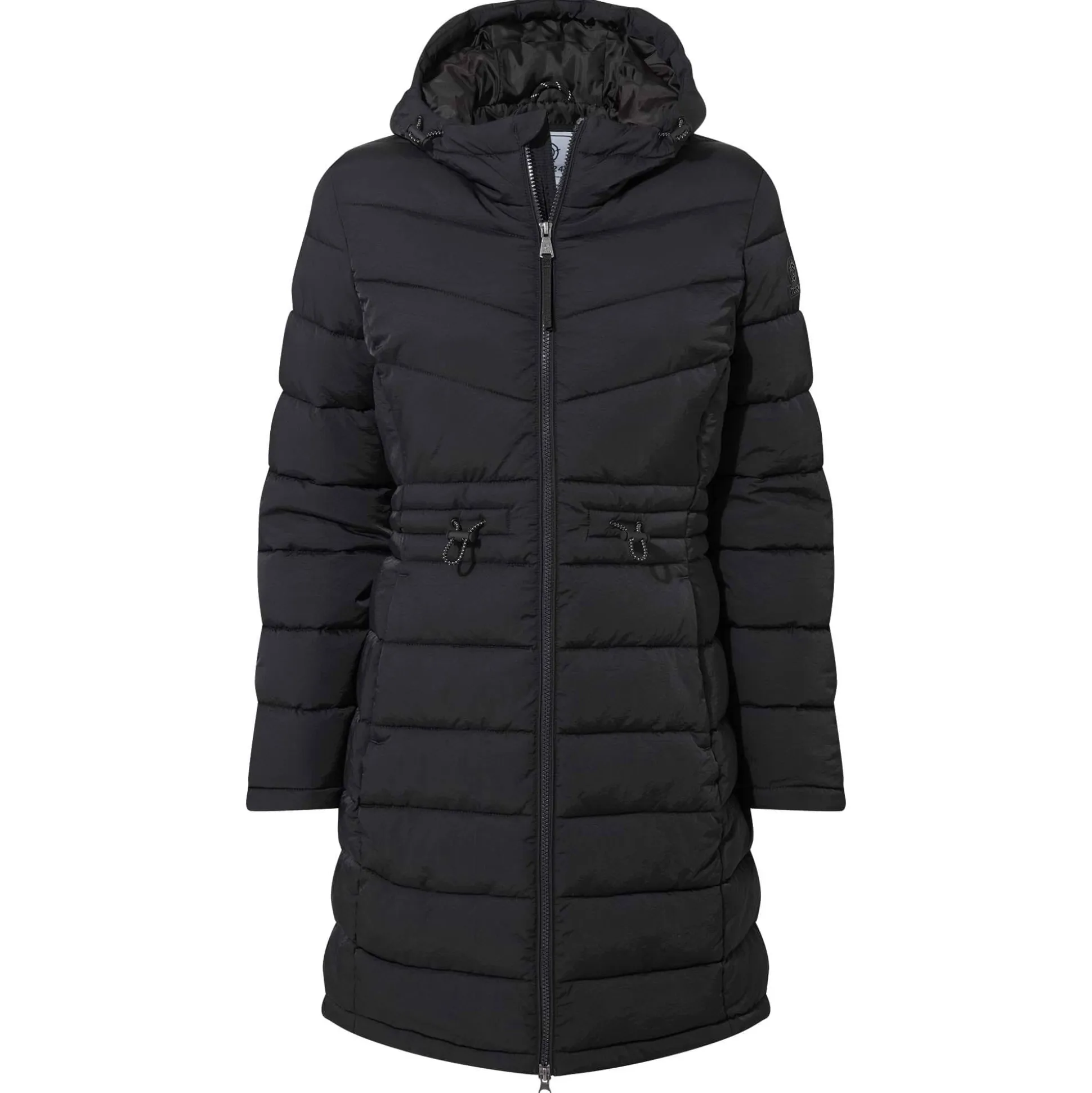 Orton Womens Padded Parka - Black