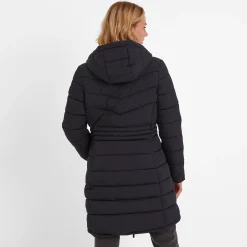 Orton Womens Padded Parka - Black