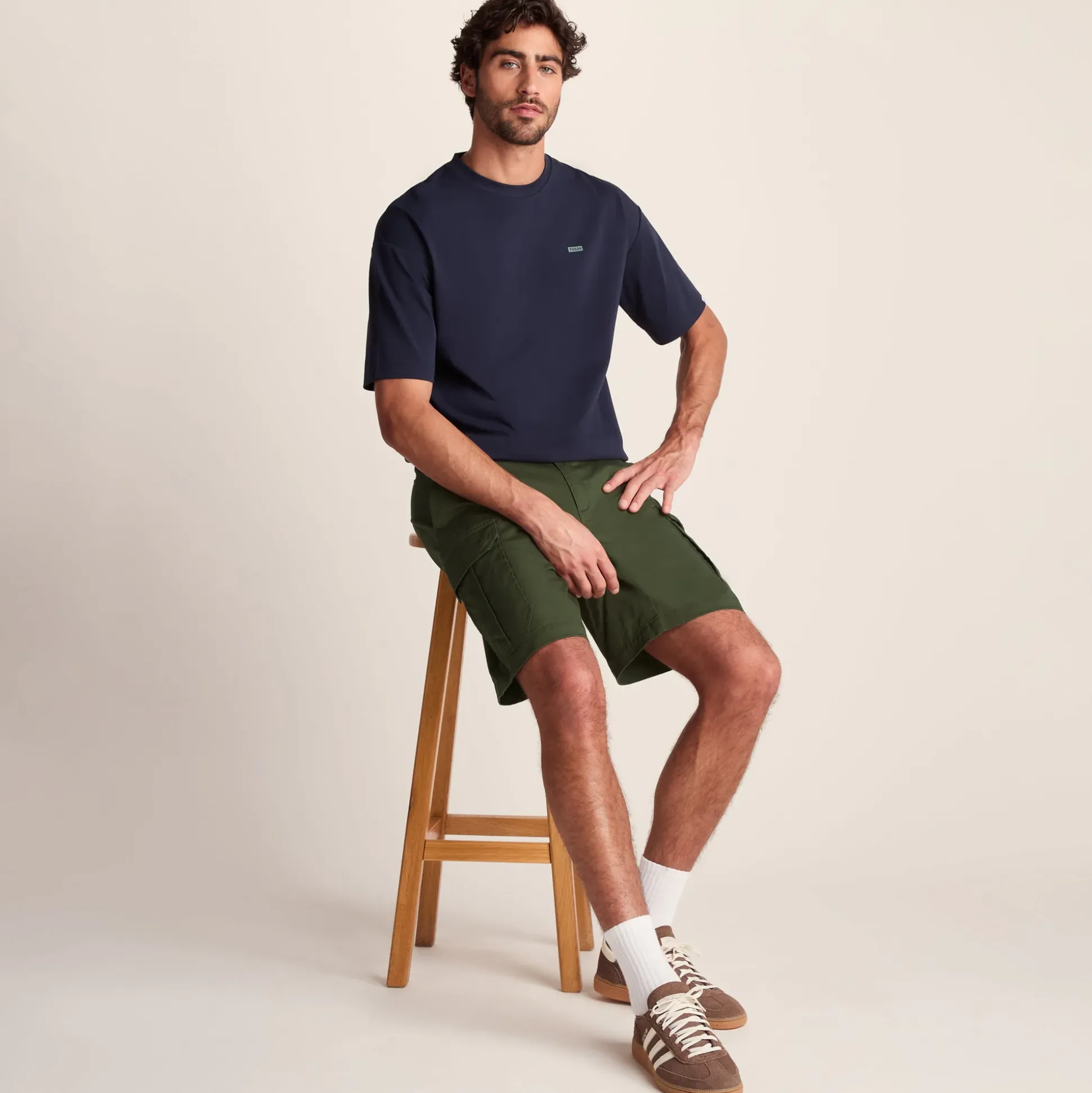 Pace Mens Supersoft Cargo Shorts - Forage Green