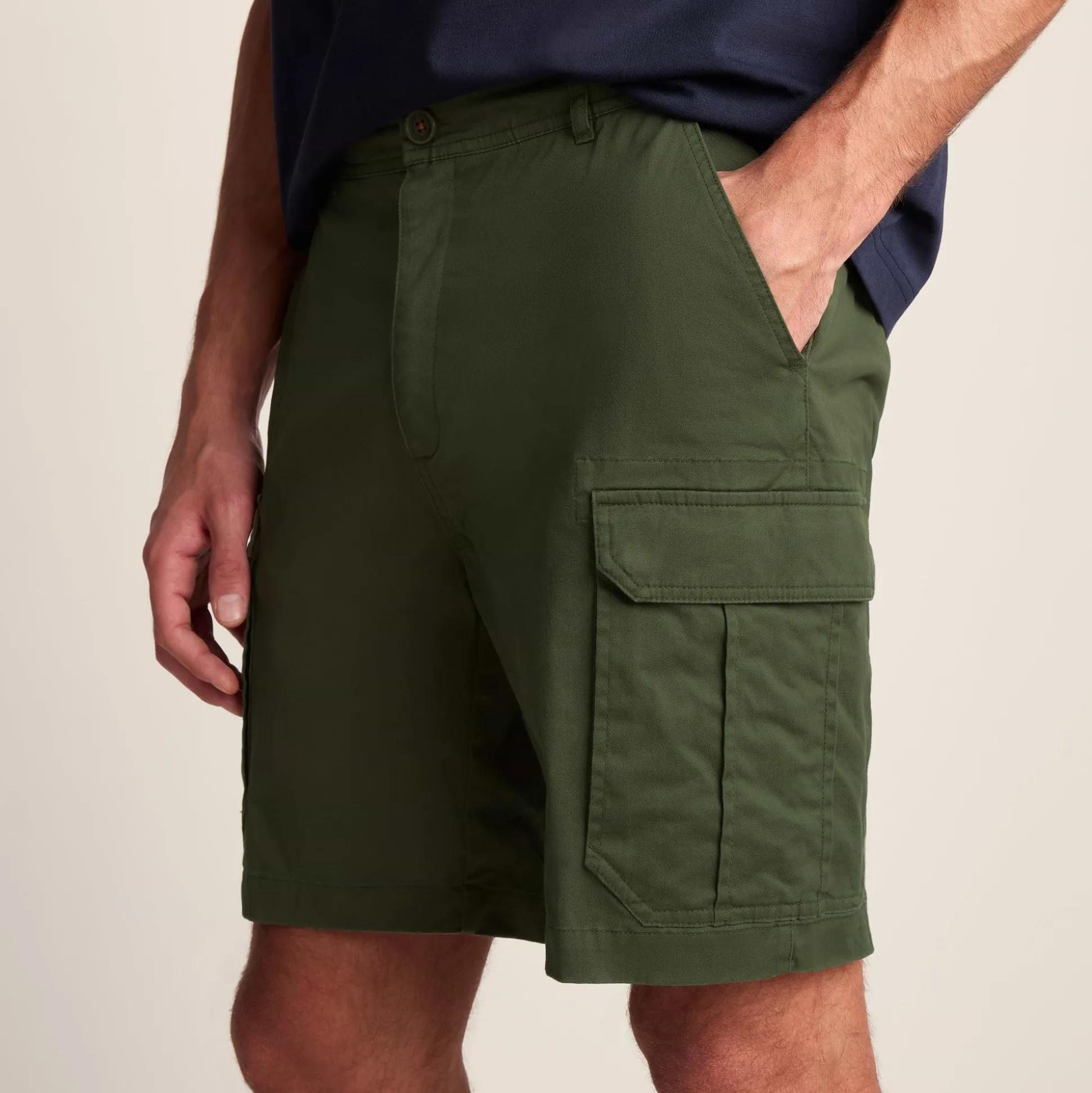 Pace Mens Supersoft Cargo Shorts - Forage Green