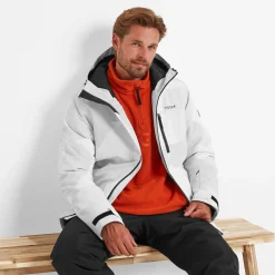 Palisade Mens Ski Jacket - Light Grey Camo