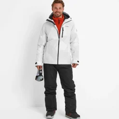 Palisade Mens Ski Jacket - Light Grey Camo