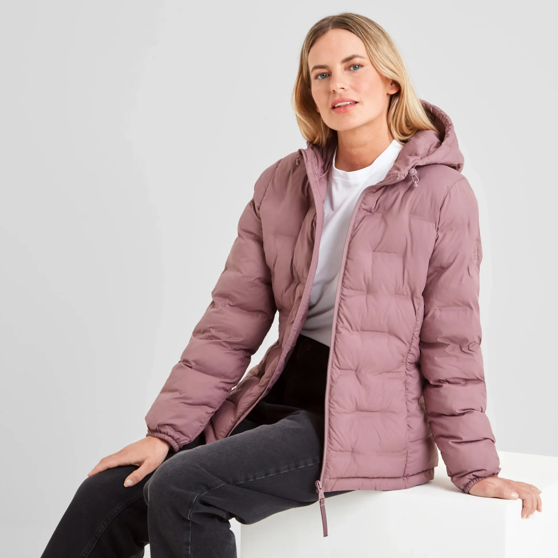 Palmer Womens Shower Resistant Insulated Jacket - Mauve