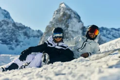 Panorama Womens Ski Jacket - Black/Optic White
