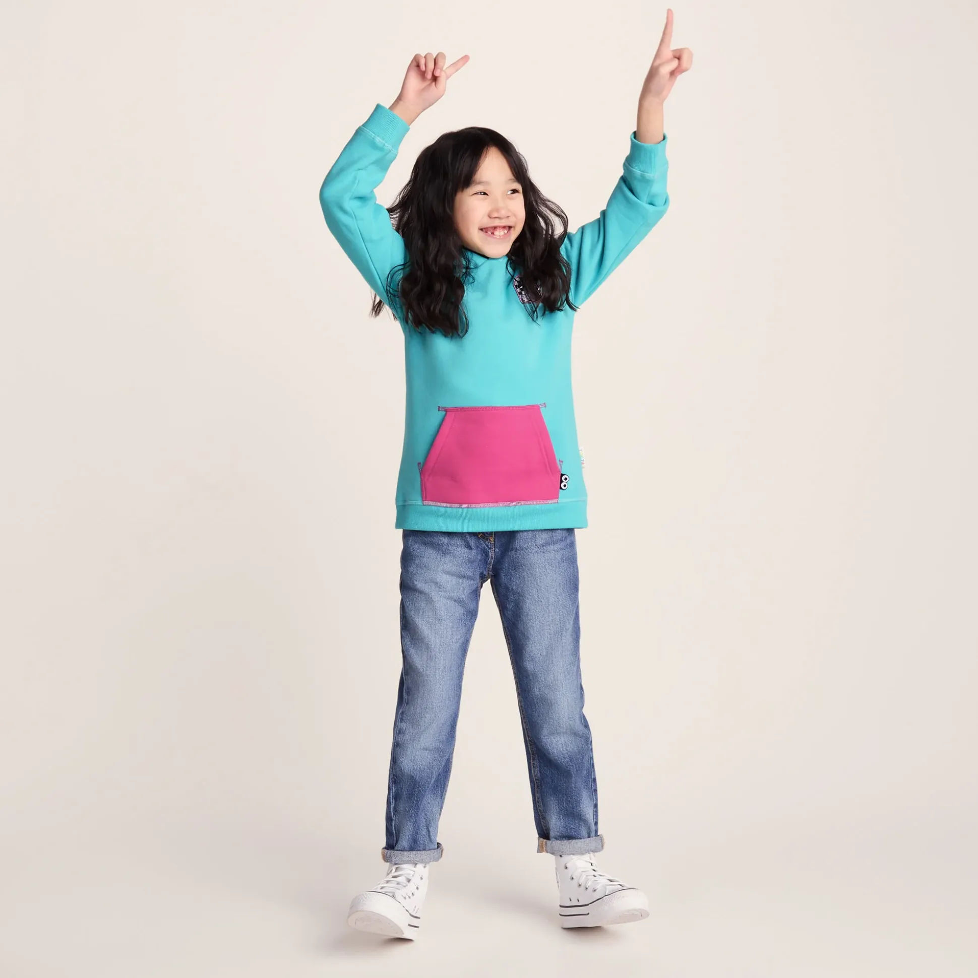 Pelibuey Kids Shaun the Sheep Hoody - Bubblegum Blue