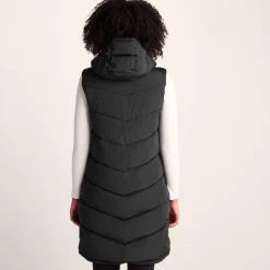 Ranskill Womens Long Insulated Gilet - Washed Black