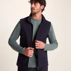 Revive Mens Fleece Gilet - Dark Indigo