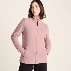 Revive Womens Fleece Jacket - Faded Pink