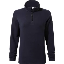 Revive Womens Quarter Zip Fleece - Dark Indigo