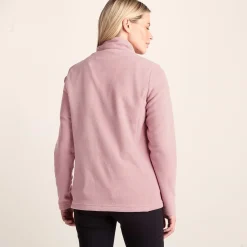Revive Womens Quarter Zip Fleece - Faded Pink