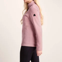 Revive Womens Quarter Zip Fleece - Faded Pink