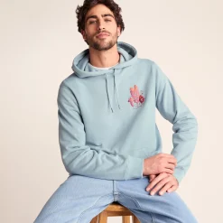 Riverton Mens Relaxed Fit Supersoft Hattie Clark Hoody - Summer Sky