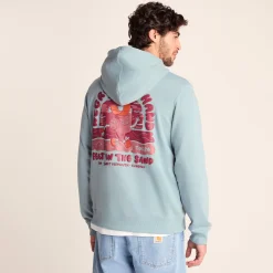 Riverton Mens Relaxed Fit Supersoft Hattie Clark Hoody - Summer Sky