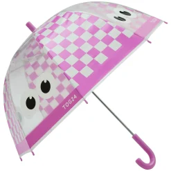 Romney Kids Shaun the Sheep Umbrella - Pink White Checkerboard