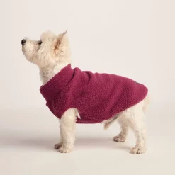 Rover Sherpa Dog Coat S - Washed Burgundy