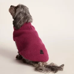 Rover Sherpa Dog Coat XS - Washed Burgundy