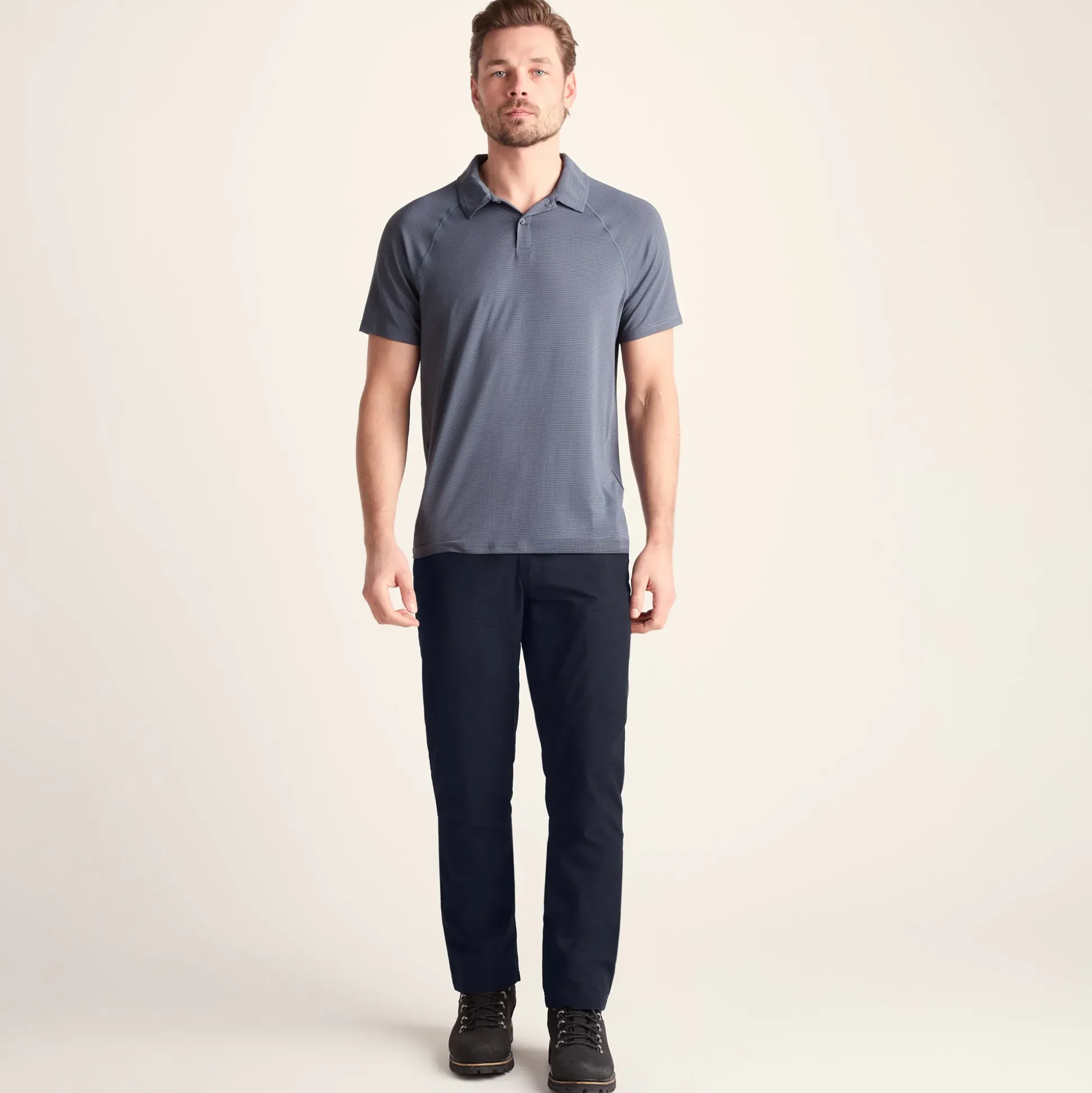 Rowland Mens Performance Trousers Regular - Navy