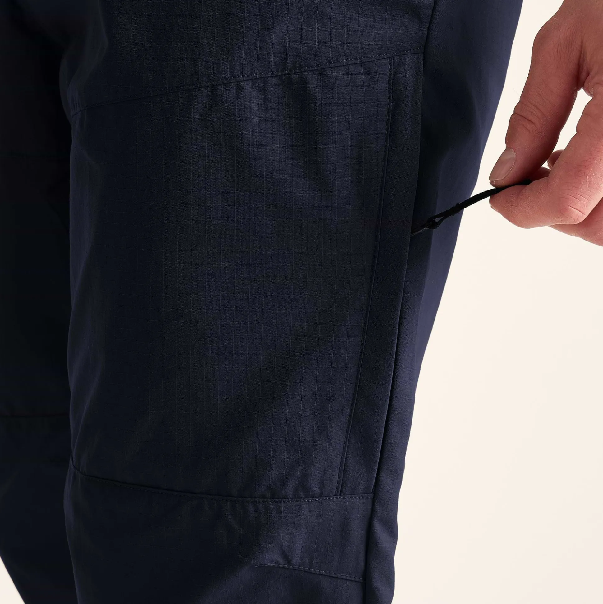 Rowland Mens Performance Trousers Short Leg - Navy