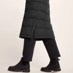 Saga Womens Long Shower Resistant Insulated Jacket - Black