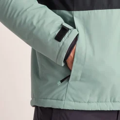 Samoens Mens Waterproof Ski Jacket - Steel Teal/Black