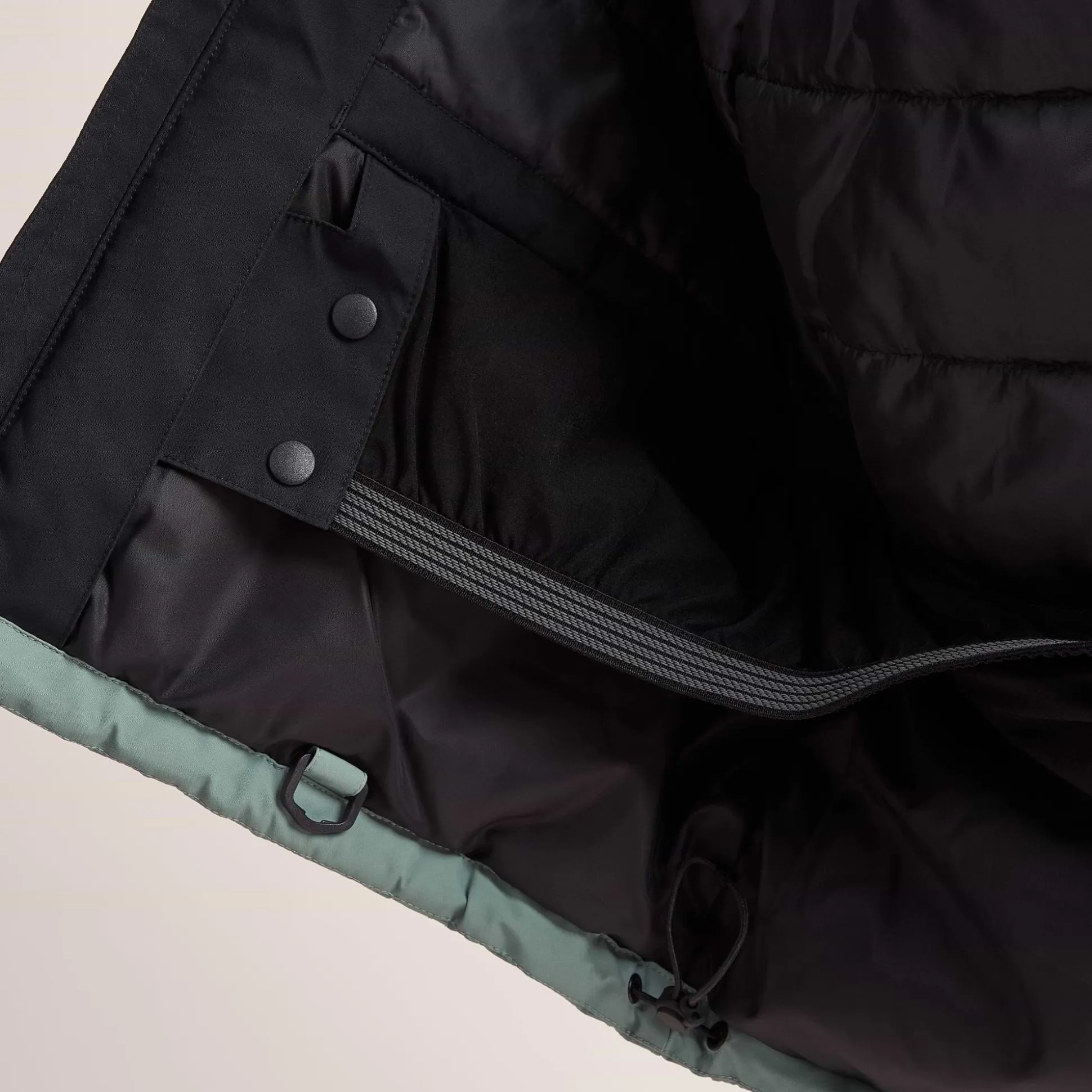 Samoens Mens Waterproof Ski Jacket - Steel Teal/Black