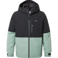 Samoens Mens Waterproof Ski Jacket - Steel Teal/Black