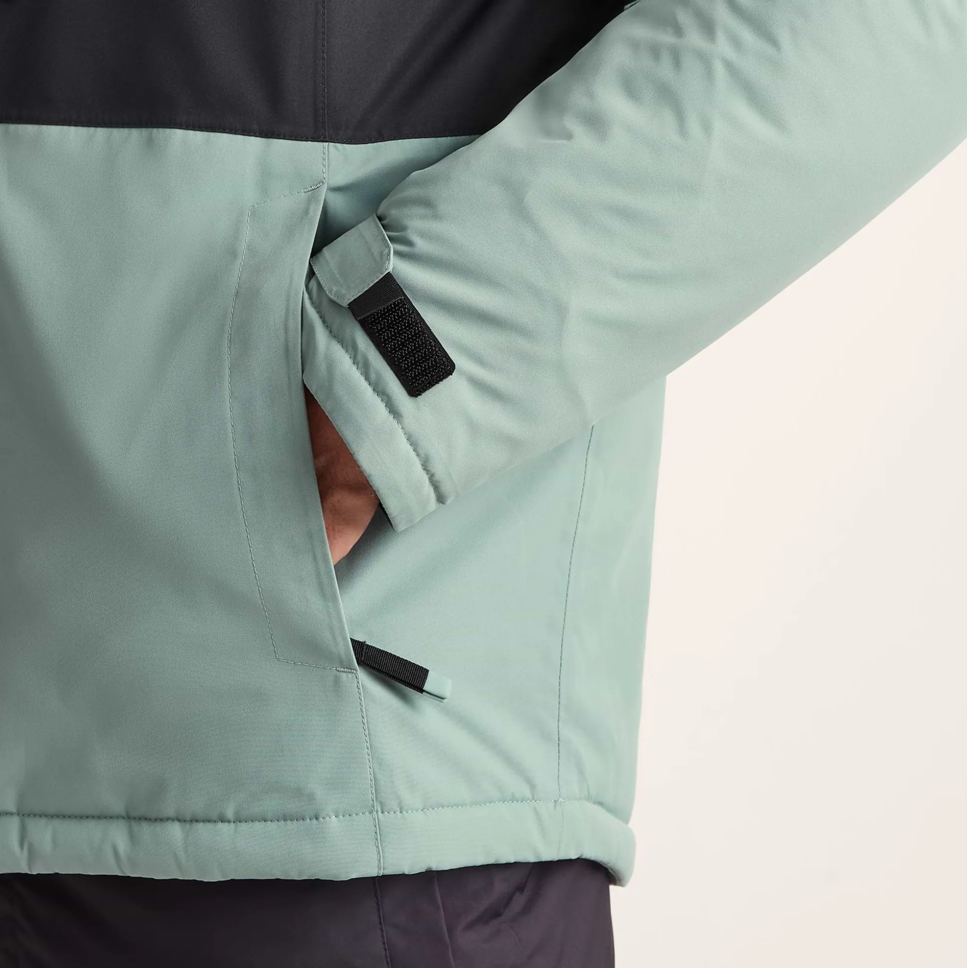 Samoens Mens Waterproof Ski Jacket - Steel Teal/Black