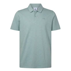 Sawyer Mens 100% Cotton Jersey Polo Shirt - Summer Sky