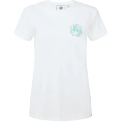 Seaside Womens 100% Cotton T-Shirt - Optic White