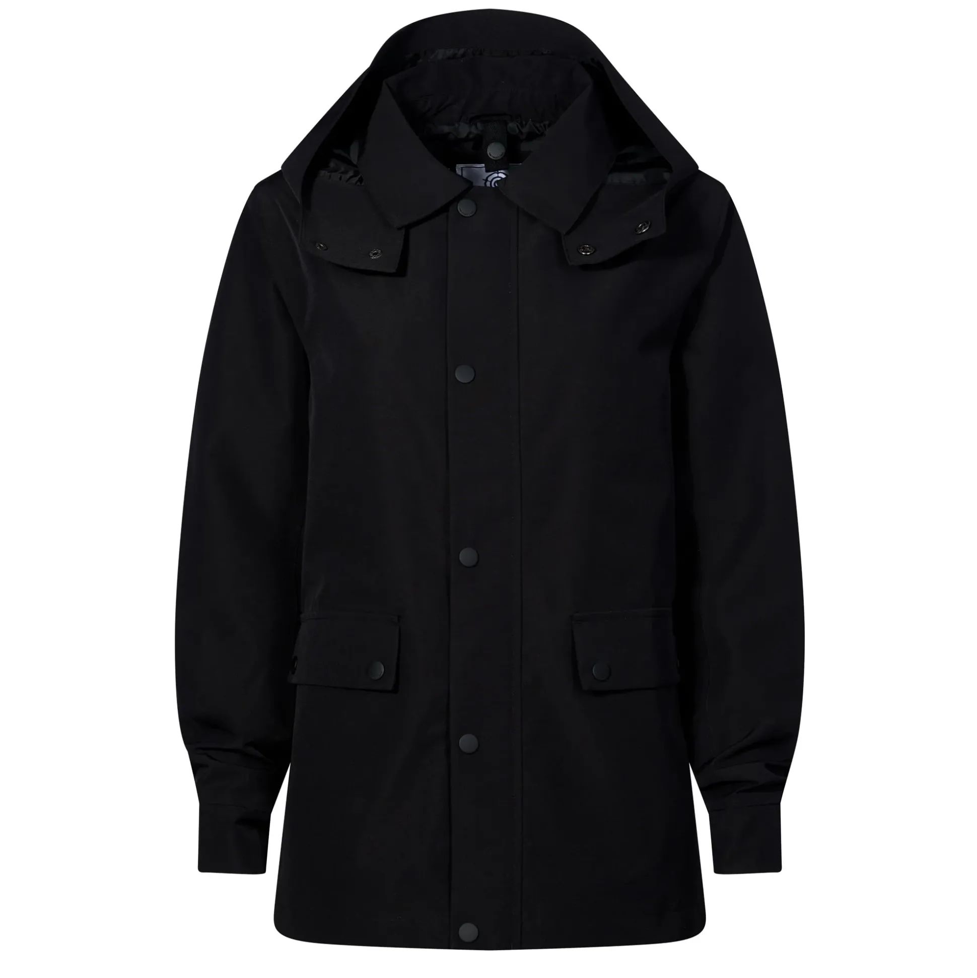 Shea Womens Waterproof Trench Coat - Black