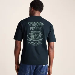 Shed Mens Premium Supersoft Relaxed Fit T-Shirt - Dark Indigo