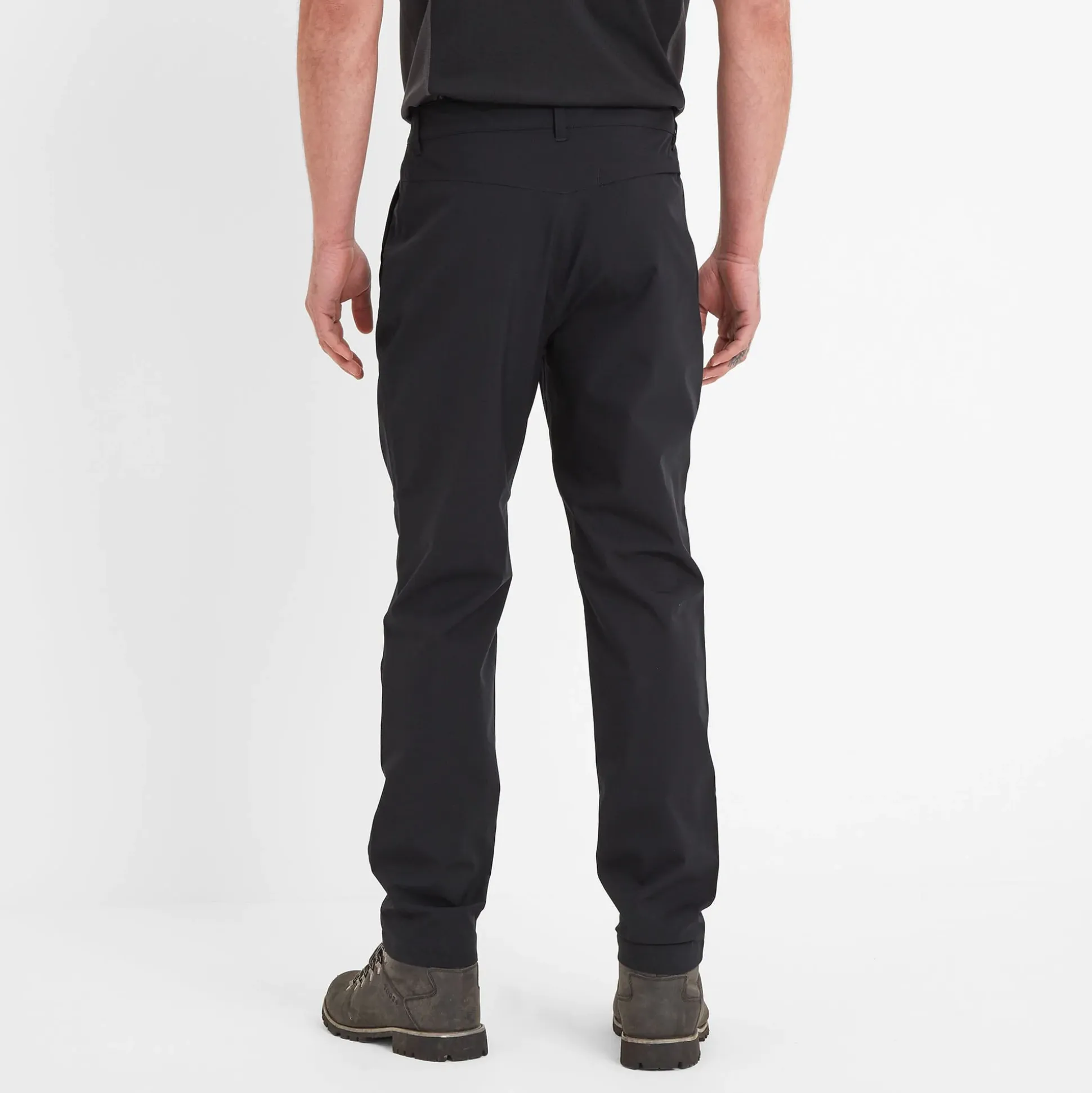 Silsden Mens Waterproof Trousers Long - Black